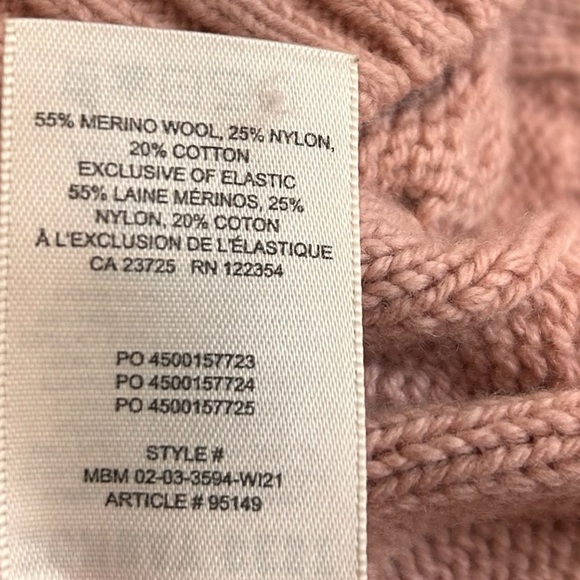 Aritzia Sunday Best Winston Vest- Oversized Cable Knit Sweater Vest- Size Small - Picture 10 of 15